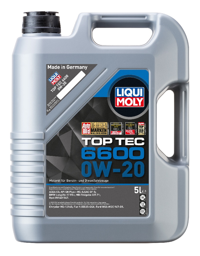 Масло LIQUI MOLY TOP TEC 6600 0W20 5Л купить в ЕвроАвто