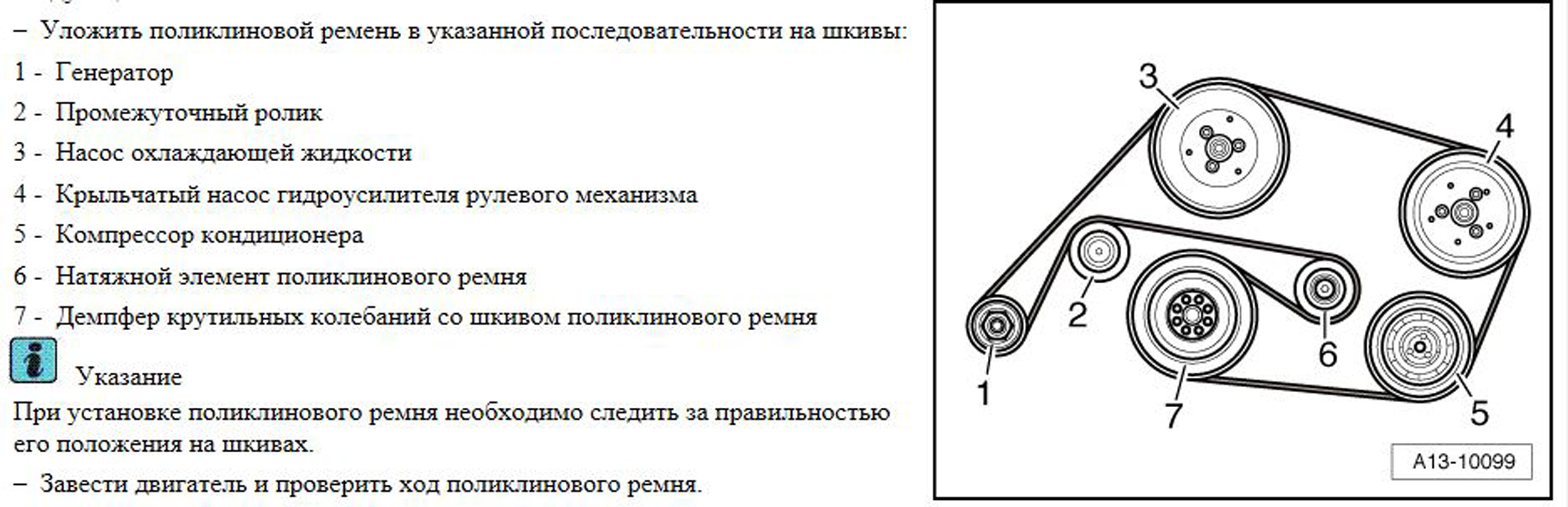 Замена помпы на Audi Q5