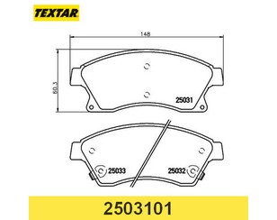 Колодки тормозные передние к-кт для Chevrolet Aveo (T300) 2011-2015 от 1050 руб. вариантов (3) в Санкт-Петербурге
