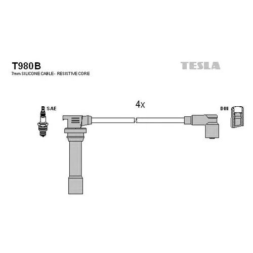 Tesla Провода зажигания
