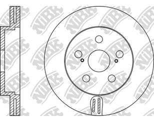 Диск тормозной передний вентилируемый для GM Pontiac Vibe 2002-2007 новый