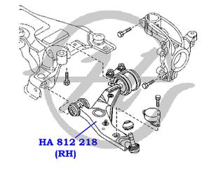 Рычаг передний правый для Mazda Mazda 5 (CW) 2010-2016 новый