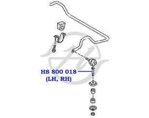 Стойка переднего стабилизатора для Nissan 100NX (B13) 1990-1994 новый