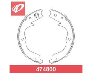 Колодки ручного тормоза к-кт для Mitsubishi Grandis (NA#) 2004-2010 новый