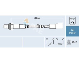 Датчик кислородный/Lambdasonde для Ford Fiesta 1995-2001 новый