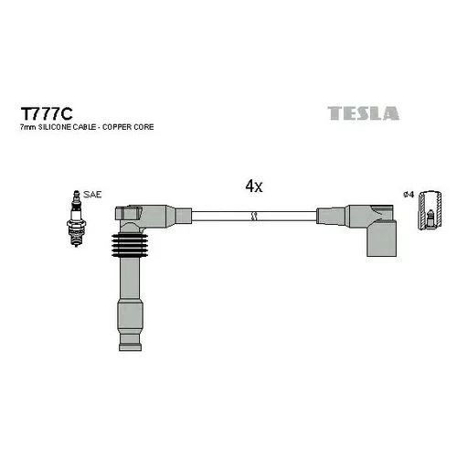 Tesla Провода зажигания