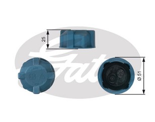 Крышка расширительного бачка для Fiat Seicento 1998-2010 новый