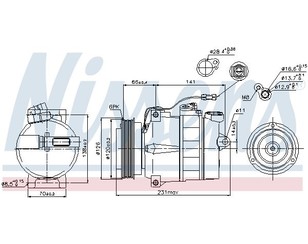Компрессор системы кондиционирования для Audi A6 [C4] 1994-1997 новый