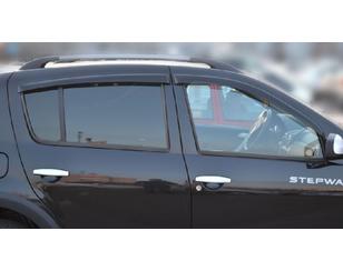 Ветровики (дефлекторы) бокового стекла к-кт для Renault Sandero 2009-2014 новый