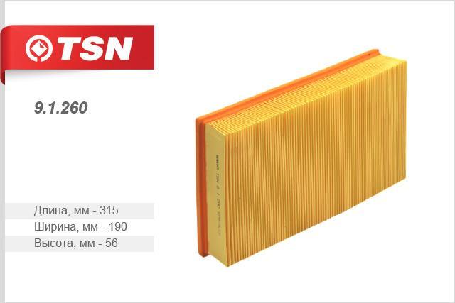 TSN 9.1.260 Фильтр воздушный