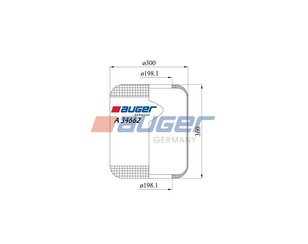 Воздушная подушка (опора пневматическая) для Fruehauf MaxiSpeed новый