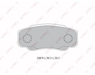 Колодки тормозные задние дисковые к-кт для Citroen Jumper 244 2002-2006 новый