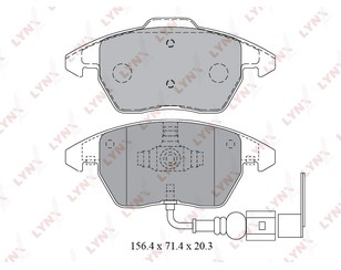 Колодки тормозные передние к-кт для Audi A3 [8P1] 2003-2013 новый