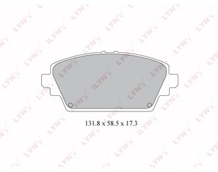 Колодки тормозные передние к-кт для Nissan Almera Tino 2000-2006 новый