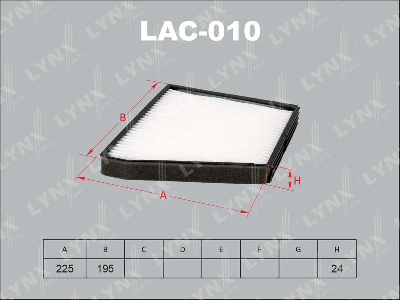 10 lacs. LYNXAUTO lac010 фильтр салона. Фильтр LYNXAUTO la476. Lac 10. Фильтр салона Lynx Lac-211.
