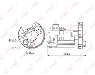 Фильтр топливный для Toyota Matrix 2001-2008 новый