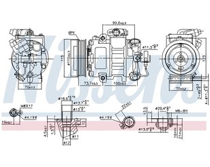 Компрессор системы кондиционирования для VW Lupo 1998-2005 новый