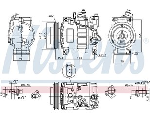 Компрессор системы кондиционирования для Audi A4 [B7] 2005-2007 новый