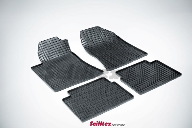 Alfombrillas Para Coche Toyota Avensis II (2003-2008) - Color Negro, 2 Piezas, Material Impermeable Y Antideslizante