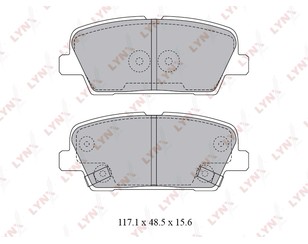 Колодки тормозные задние дисковые к-кт для Genesis G70 2017> новый