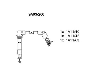 Провода высокого напряж. к-кт для Rover 45 2000-2005 новый