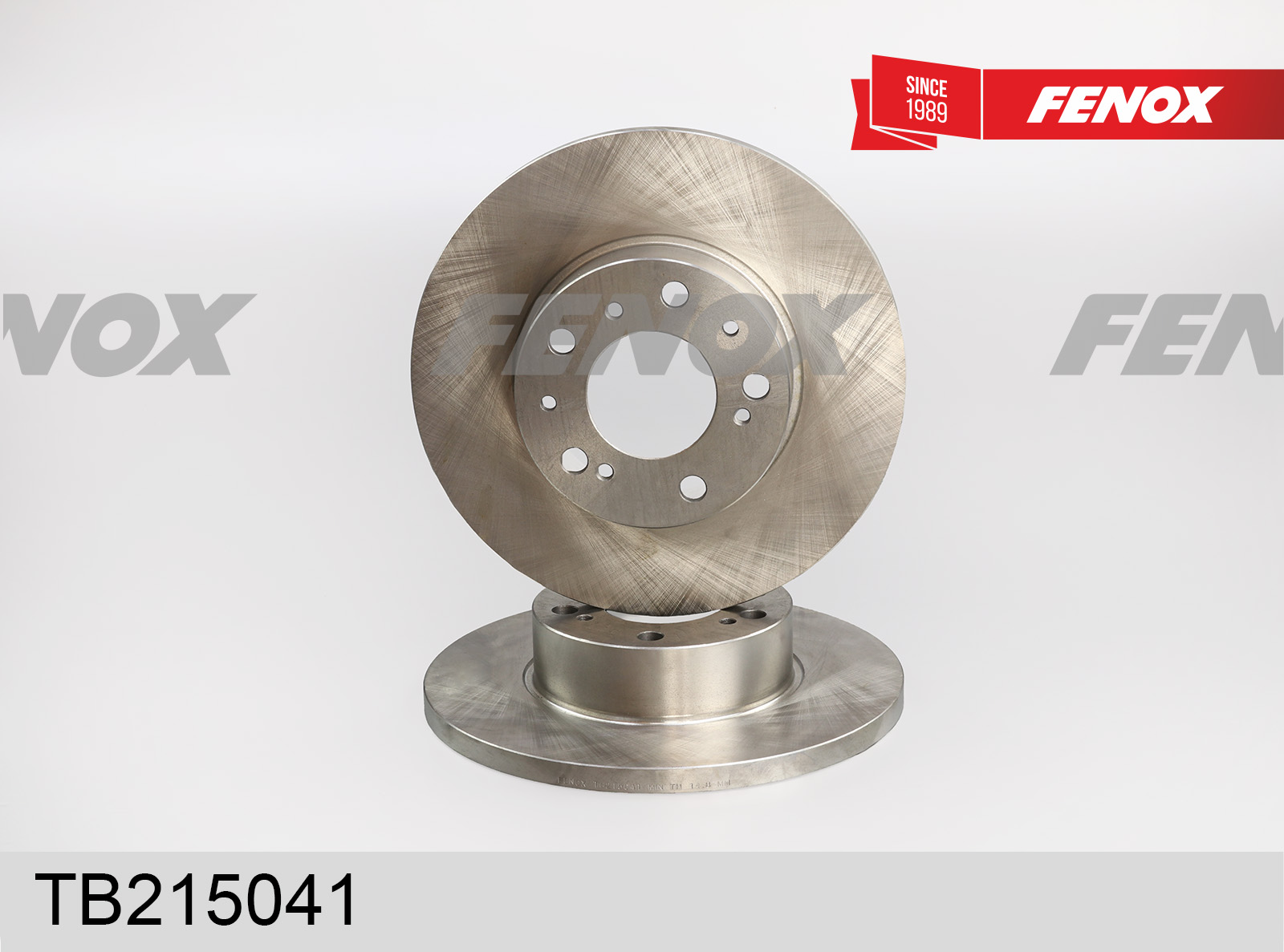 Диск тормозной передний не вентилируемый