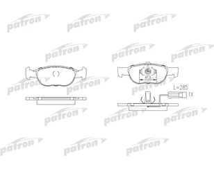 Колодки тормозные передние к-кт для Fiat Punto II (188) 1999-2010 новый