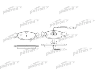 Колодки тормозные передние к-кт для Citroen Saxo 1999-2003 новый