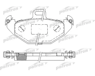 Колодки тормозные задние дисковые к-кт для Renault Laguna 1998-2001 новый