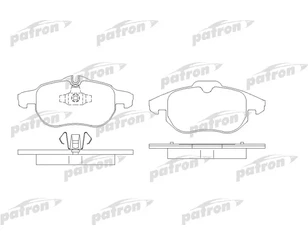 Колодки тормозные передние к-кт для Cadillac BLS 2006-2010 новый