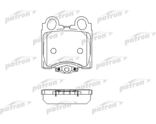 Колодки тормозные задние дисковые к-кт для Lexus GS 300/400/430 1998-2004 новый