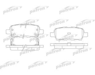 Колодки тормозные задние дисковые к-кт для Nissan Qashqai+2 (JJ10) 2008-2014 новый