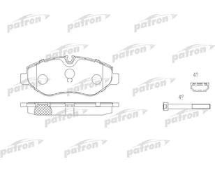 Колодки тормозные передние к-кт для Mercedes Benz Vito/Viano-(639) 2003-2014 новый