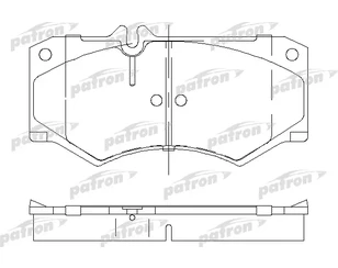 Колодки тормозные передние к-кт для Mercedes Benz Bus 207D-410 1981-1995 новый