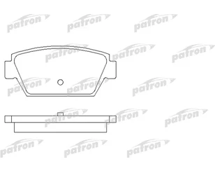 Колодки тормозные задние дисковые к-кт для Mitsubishi Galant (E1) 1984-1987 новый