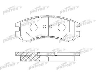 Колодки тормозные передние к-кт для Nissan Sunny B12/N13 1986-1990 новый