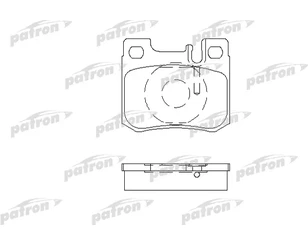 Колодки тормозные задние дисковые к-кт для Mercedes Benz W201 1982-1993 новый