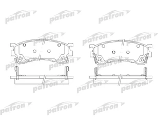 Колодки тормозные передние к-кт для Mazda Xedos-6 1992-1999 новый