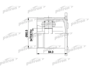 ШРУС внутренний передний для Ford Galaxy 1995-2006 новый