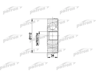 ШРУС внутренний передний для VW Sharan 2004-2010 новый