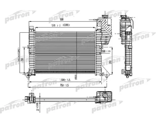 Радиатор основной для Mercedes Benz Sprinter (901-905)/Sprinter Classic (909) 1995-2006 новый