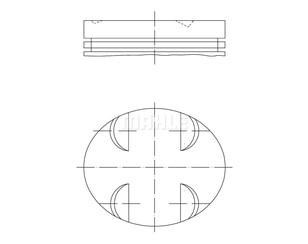 Поршень для Mercedes Benz W251 R-Klasse 2005-2017 новый