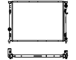 Радиатор основной для Dodge Magnum 2003-2008 новый