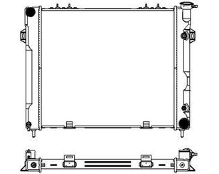 Радиатор основной для Jeep Grand Cherokee (ZJ) 1993-1998 новый