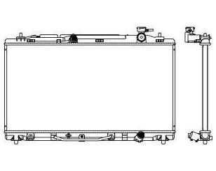 Радиатор основной для Toyota Camry V40 2006-2011 новый