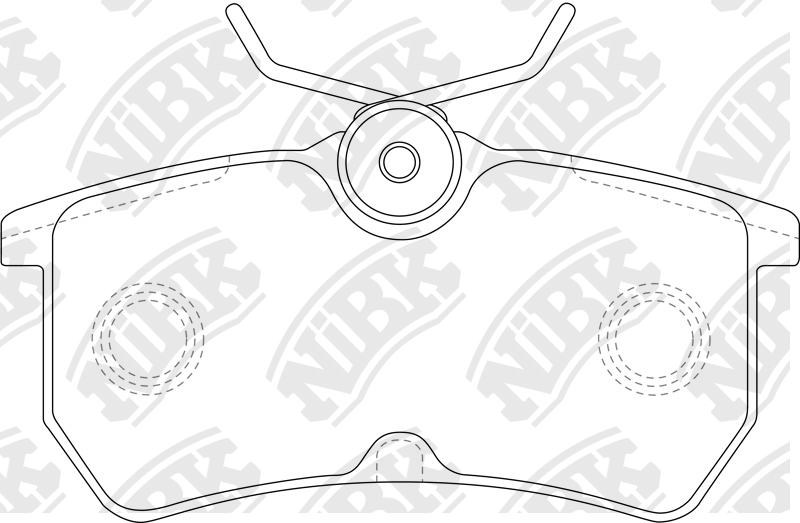 Колодки тормозные задние дисковые к-кт для Ford Fiesta 2001-2008