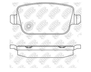 Колодки тормозные задние дисковые к-кт для Ford Galaxy 2006-2015 новый