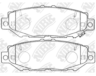 Колодки тормозные задние дисковые к-кт для Lexus LS 400 (UCF10) 1989-1994 новый