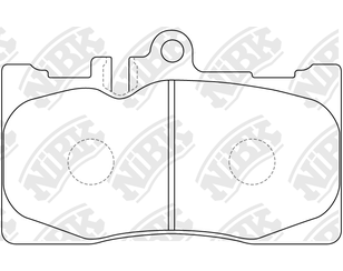 Колодки тормозные передние к-кт для Lexus LS 430 (UCF30) 2000-2006 новый