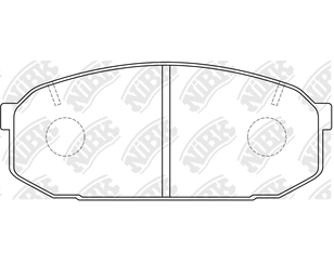 Колодки тормозные передние к-кт для Mazda 323 (BG) 1989-1994 новый